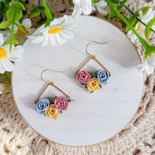 Floral Hoop | Gold OR Silver