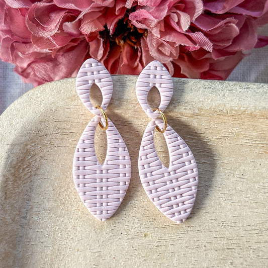 Romy - Rattan|Pale Pink/Purple