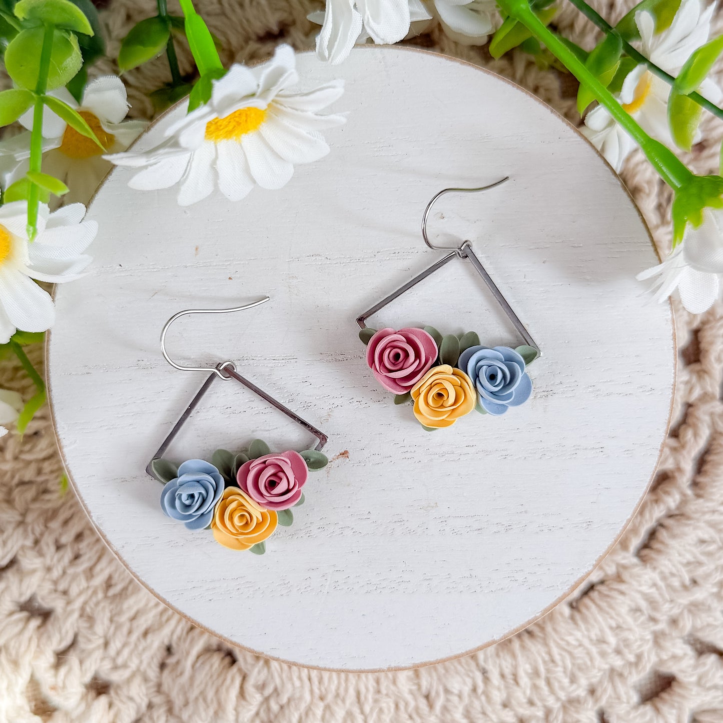 Floral Hoop | Gold OR Silver