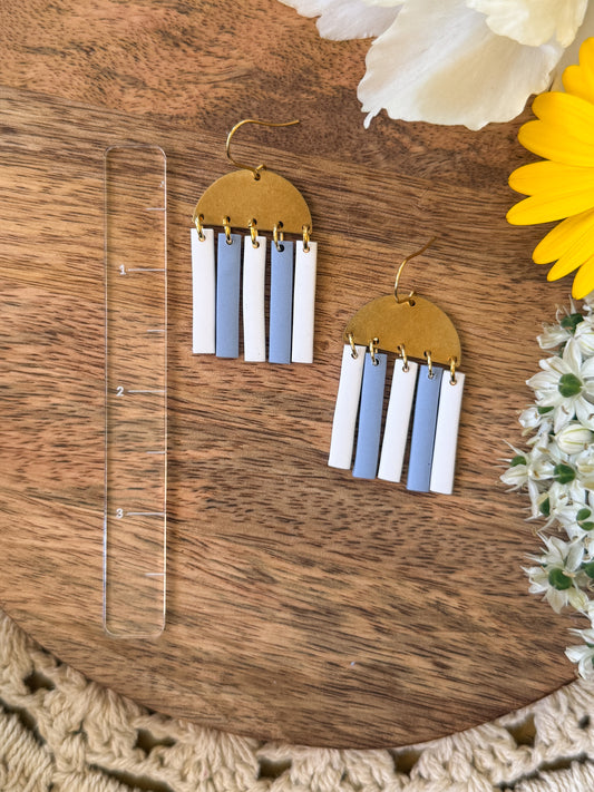 Talli - Dusty Blue|White